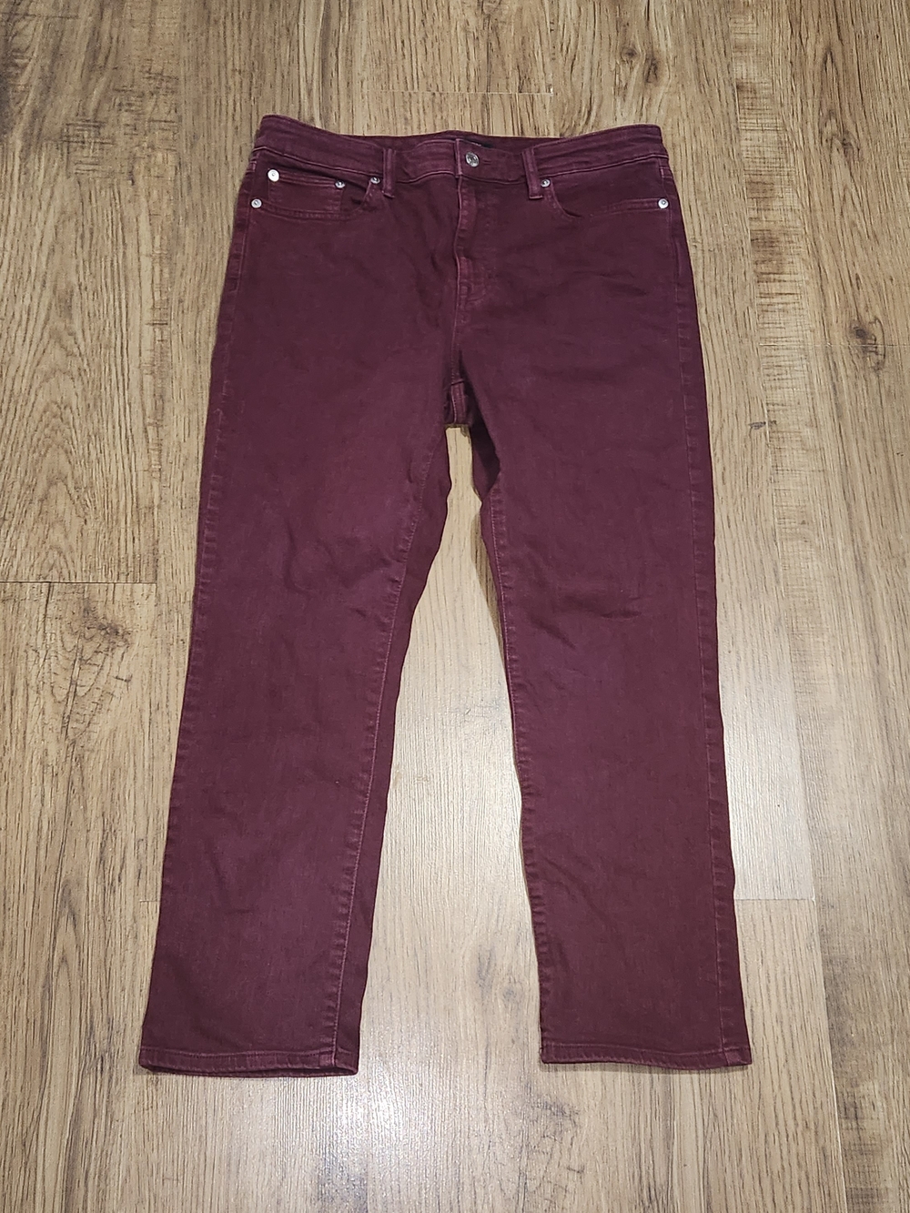 Ralph Lauren Straight Leg Jeans in Deep Wine